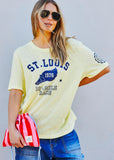 St Louis Crew tee lemon hammil and co - Stay Wild Collective  