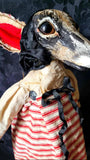 SANSHA is a sweet black fox in red ticking and stains. - Stay Wild Collective  Sculpter
