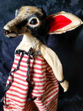 SANSHA is a sweet black fox in red ticking and stains. - Stay Wild Collective  Sculpter