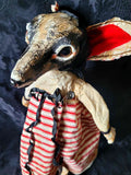 SANSHA is a sweet black fox in red ticking and stains. - Stay Wild Collective  Sculpter