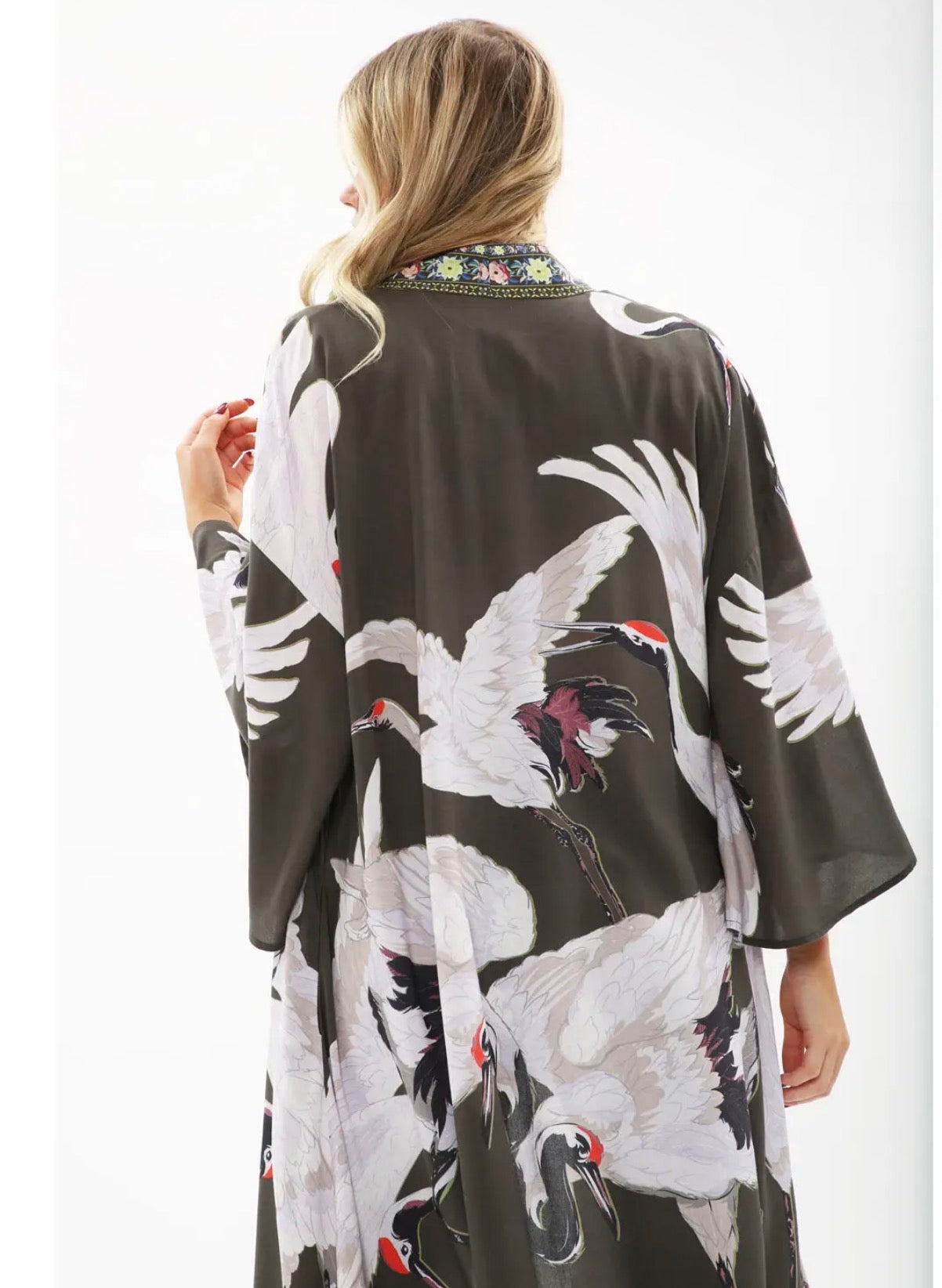 Story of the Crane Kimono - Charcoal |
Bohemian Coverup Robe - Stay Wild Collective