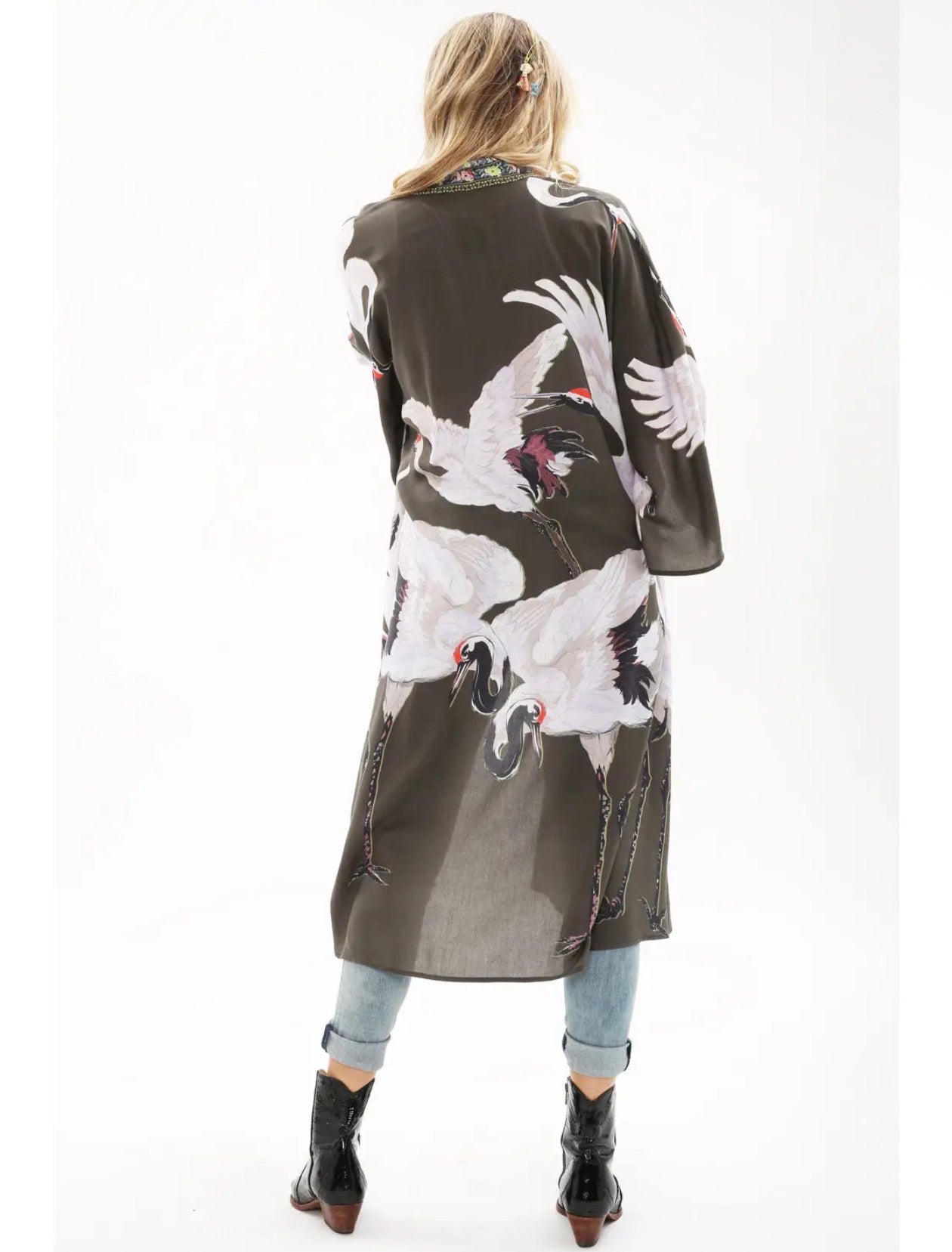 Story of the Crane Kimono - Charcoal |
Bohemian Coverup Robe - Stay Wild Collective