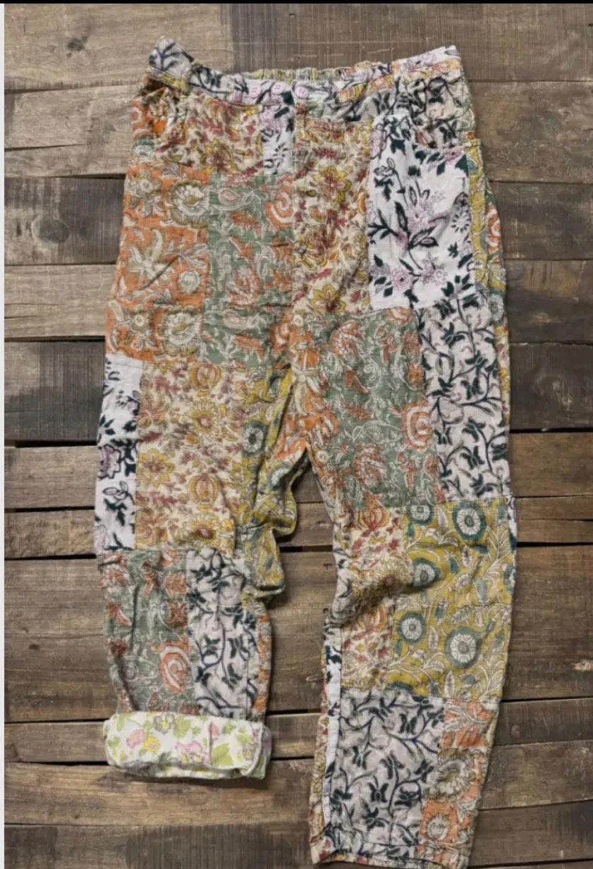 Sunset mosaic pants jaded gypsy - Stay Wild Collective  