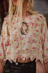 Magnolia Pearl Kitty Hyacinth Blouse 1260 PETUN-OS