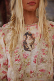 Magnolia Pearl Kitty Hyacinth Blouse 1260 PETUN-OS