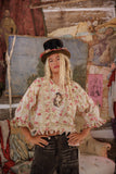 Magnolia Pearl Kitty Hyacinth Blouse 1260 PETUN-OS