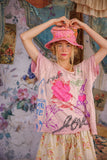 Magnolia Pearl Mixed Graphics Tee TOP 2256-PPBOB-OS