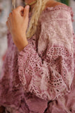 Magnolia Pearl Eyelet Adelise Blouse TOP 2260-PPBOB-OS