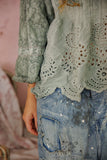 Pre Order Magnolia Pearl Crochet Jodi Blouse TOP 2320-SEFMG-OS