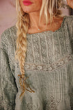 Pre Order Magnolia Pearl Crochet Jodi Blouse TOP 2320-SEFMG-OS