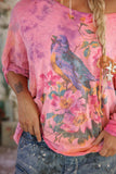 Pre Order Magnolia Pearl Floral Robin Viggo Tee TOP 2364-HDGPD-OS
