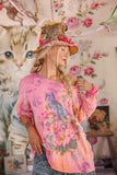 Pre Order Magnolia Pearl Floral Robin Viggo Tee TOP 2364-HDGPD-OS