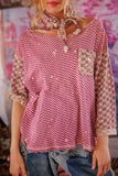 Magnolia Pearl Piecewise Viggo Pocket Tee TOP 2429-TRVLR-OS
