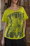 Magnolia Pearl Venice Lover Butterfly Tee TOP 2440-YPLUM-OS