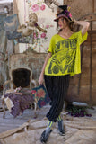 Magnolia Pearl Venice Lover Butterfly Tee TOP 2440-YPLUM-OS