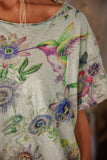 Magnolia Pearl Passion Vine Tee TOP 2441-BGSKY-OS