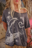 Magnolia Pearl Sky Dolphin Tee TOP 2523-OZZY-OS