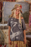 Magnolia Pearl Sky Dolphin Tee TOP 2523-OZZY-OS