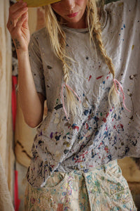 Pre Order Magnolia Pearl PJB Art Tee TOP 2524-ASH-OS
