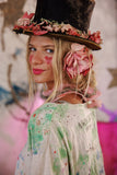 Magnolia Pearl Floral Songbird Art Class Tee TOP 2567-TRUE-OS