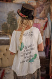 Magnolia Pearl Yeats Magic Dragon Tee TOP 2664-MOON-OS
