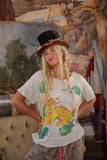 Magnolia Pearl Yeats Magic Dragon Tee TOP 2664-MOON-OS