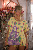 Magnolia Pearl Soul Of Yellow Roses Tee TOP 2673-SMRRS-OS