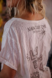 Magnolia Pearl Blue Eyes Willie Nelson Tee TOP 2846-TRUE-OS