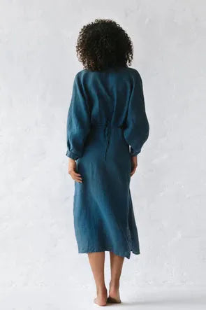 Tailored Dress |teal Blue seaside tones sale - Stay Wild Collective  Dress