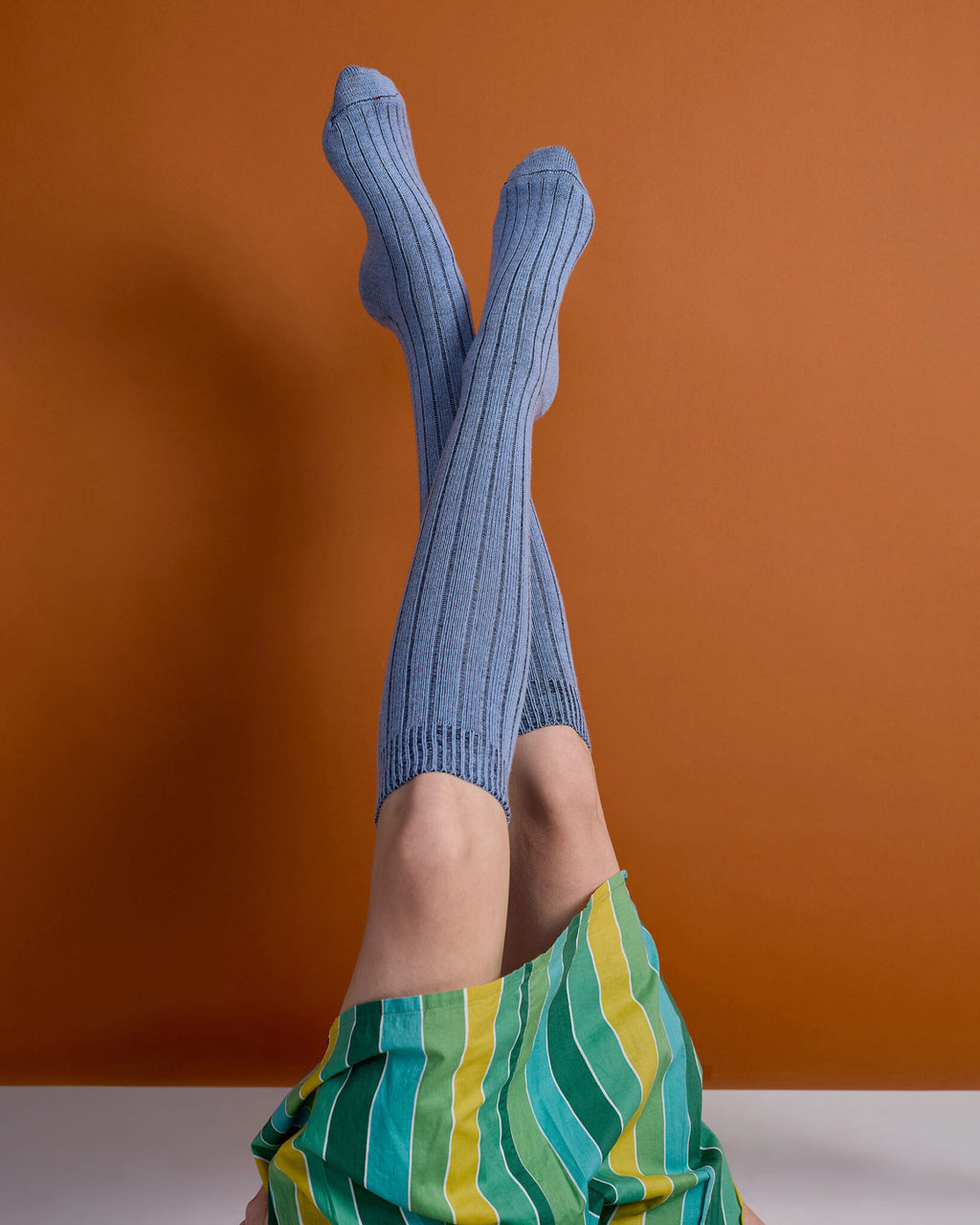 Tightology Long Rib Merino Wool Socks – blue - Stay Wild Collective