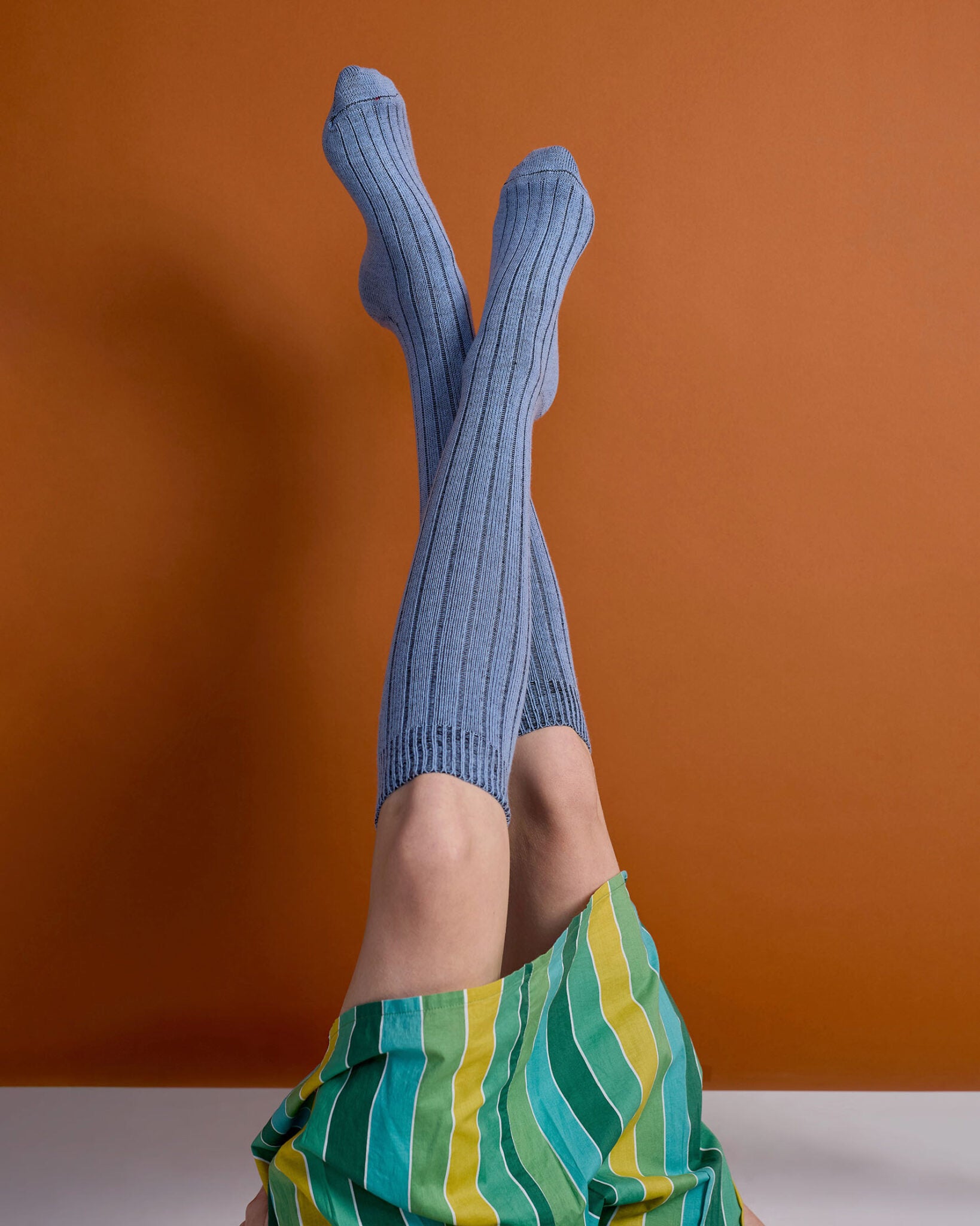 Tightology Long Rib Merino Wool Socks – blue - Stay Wild Collective