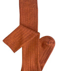 Tightology Long Rib Merino Wool Socks – paprika - Stay Wild Collective