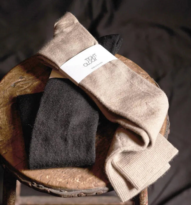Tightology T13 ‘Element Oat’ Merino Wool Socks - Stay Wild Collective  Socks