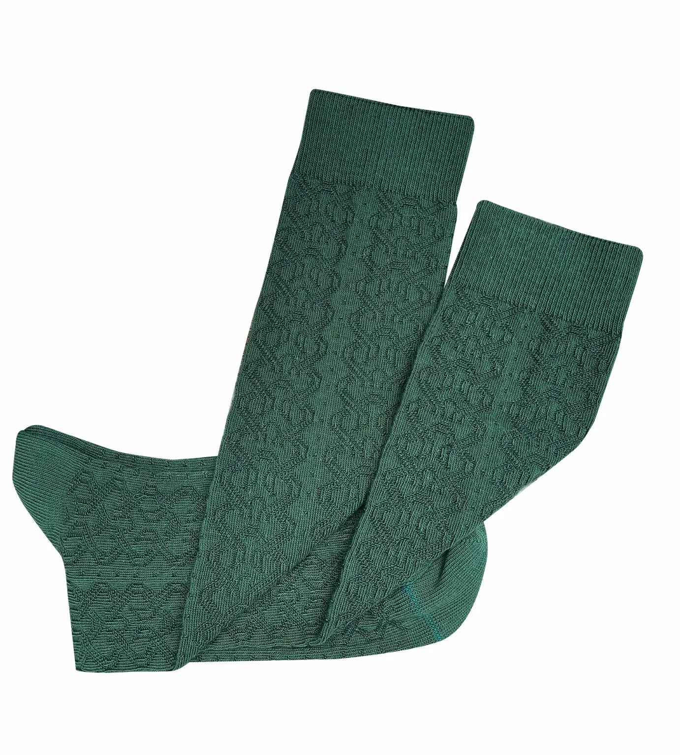 Tightology T14 'Ornella Green' Cotton Socks - One Size - Stay Wild Collective  Socks
