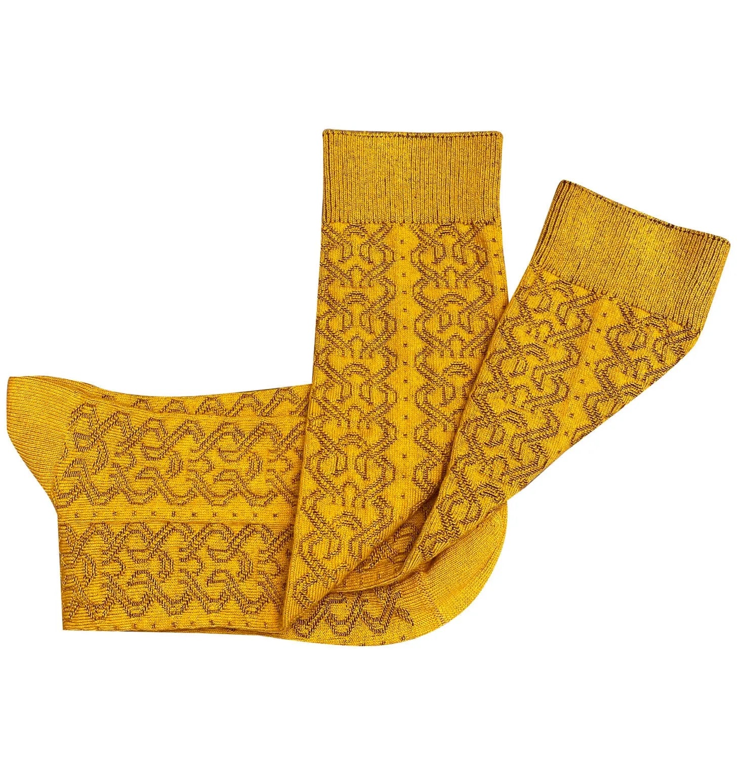 Tightology T14 ‘Ornella Ochre’ Cotton Socks - Stay Wild Collective  Socks