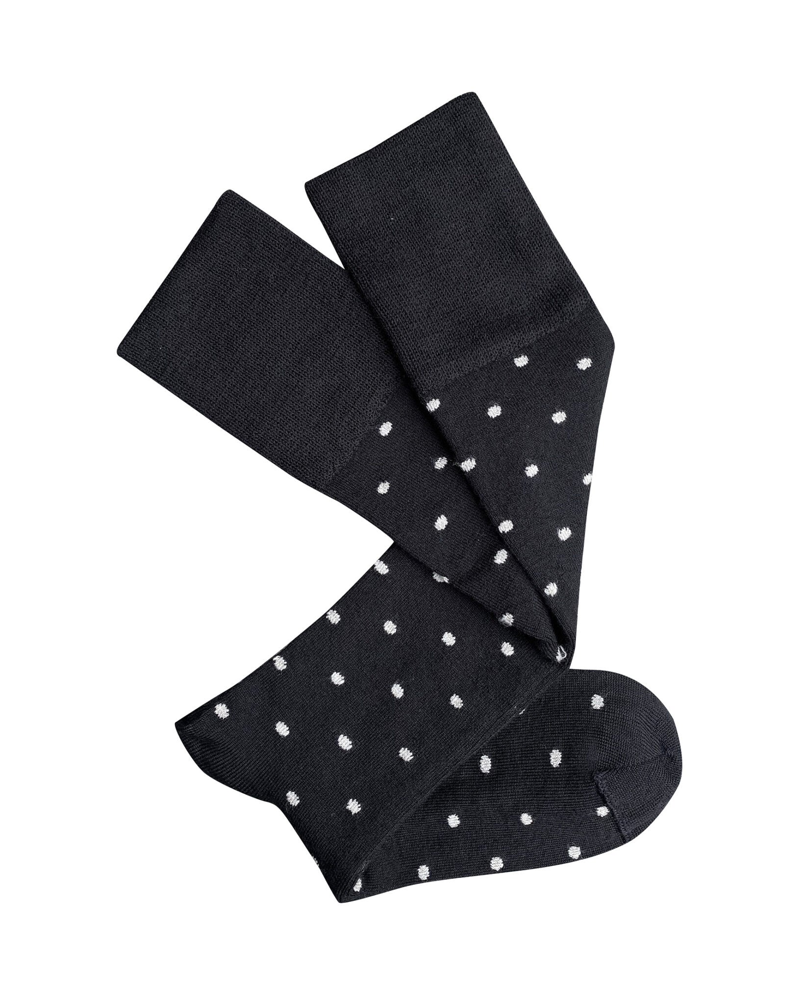 Socks  Tightology T16 ‘Dotty Merino black Wool Socks - Stay Wild Collective