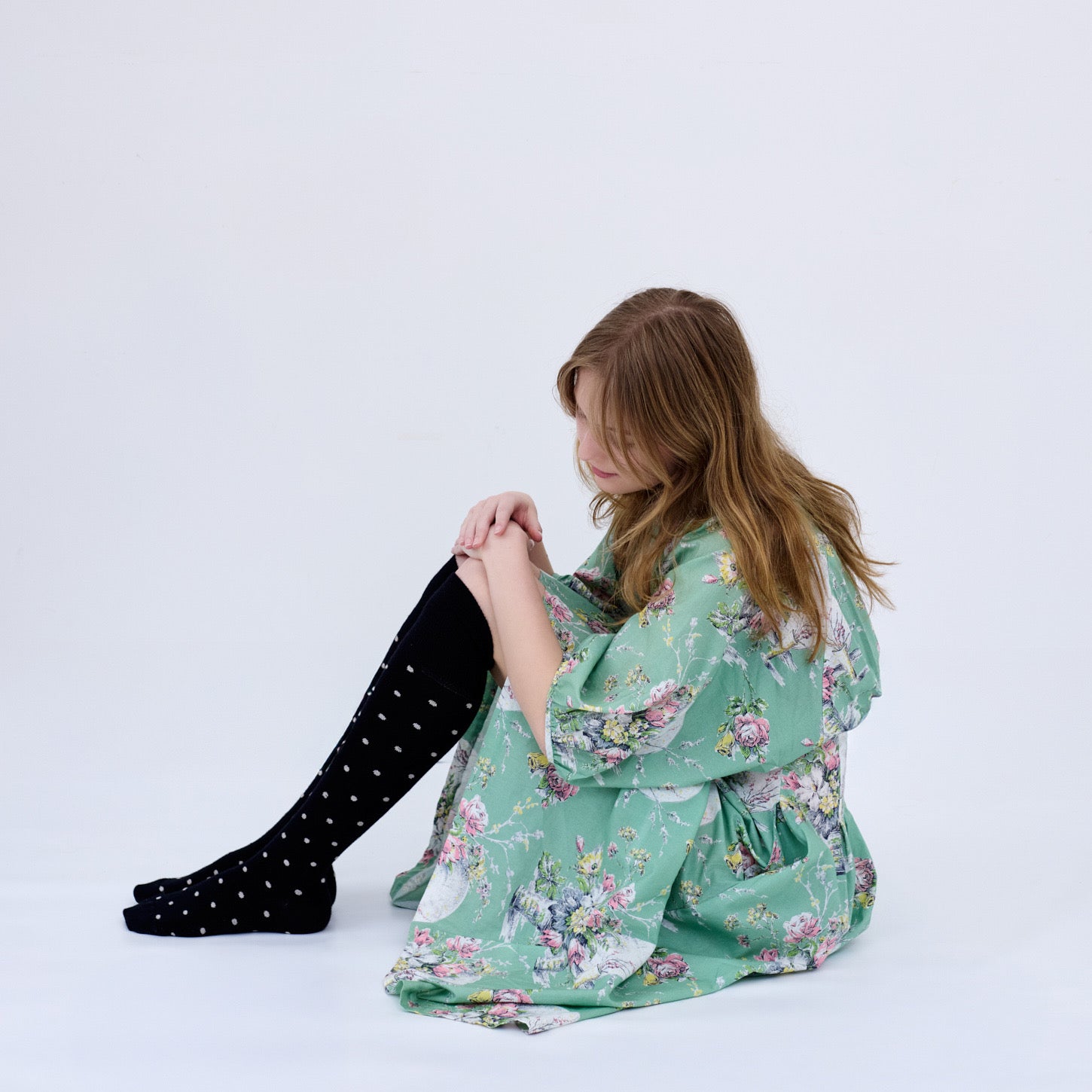 Socks  Tightology T16 ‘Dotty Merino black Wool Socks - Stay Wild Collective