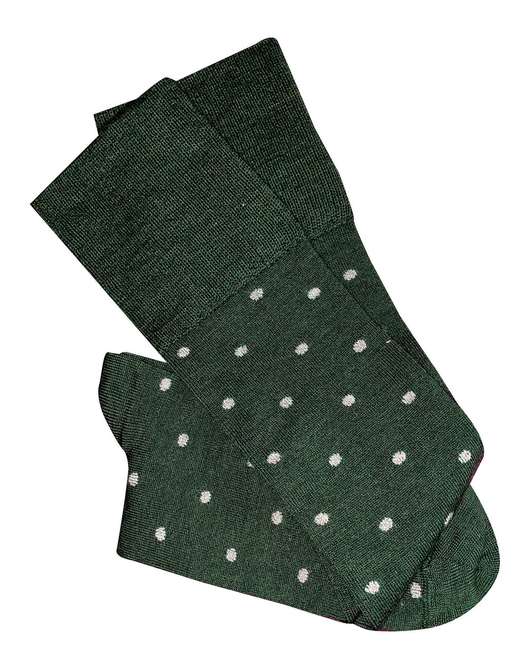 Socks  Tightology T16 ‘Dotty green Merino Wool Socks - Stay Wild Collective