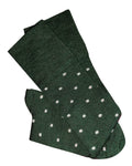 Socks  Tightology T16 ‘Dotty green Merino Wool Socks - Stay Wild Collective