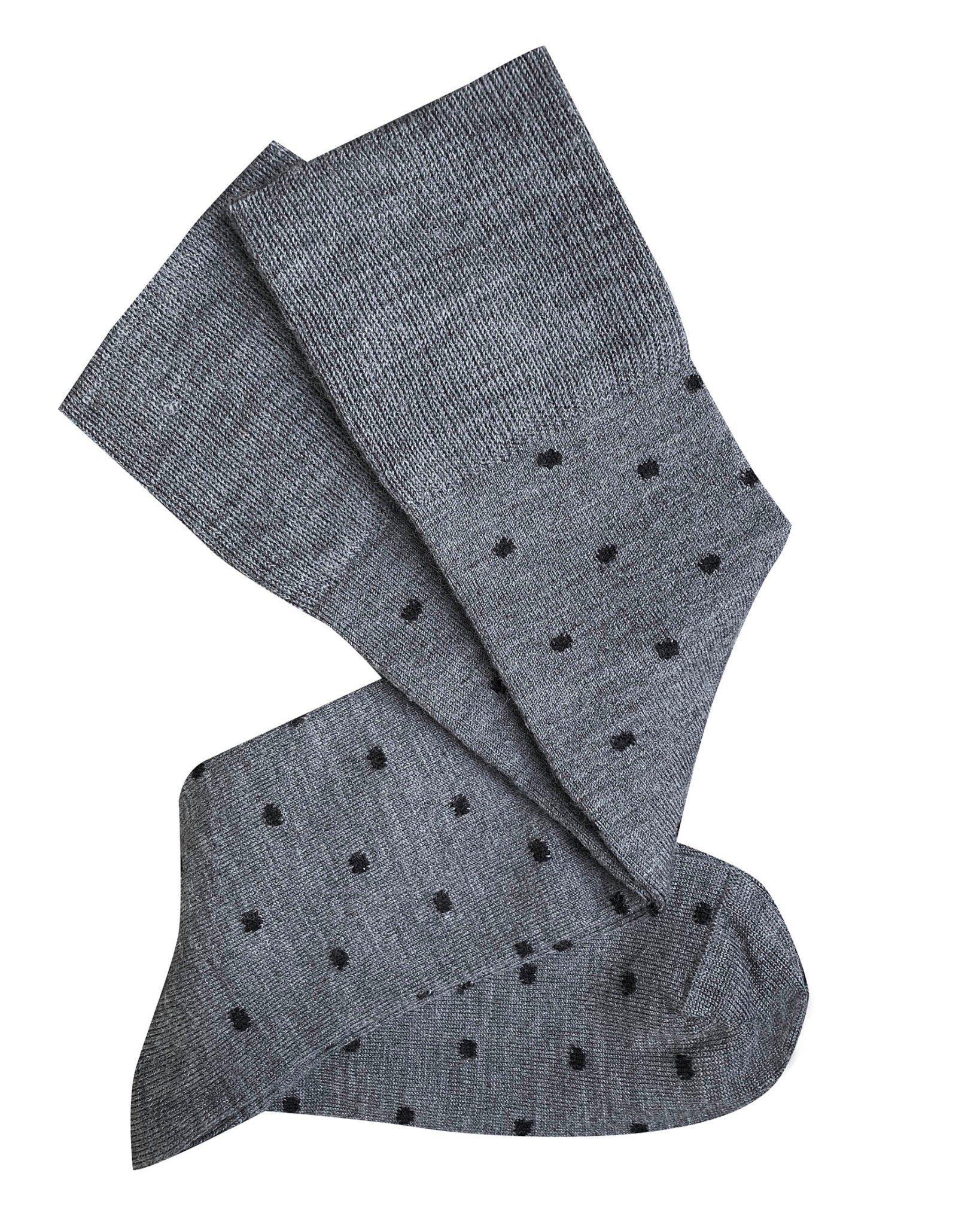 Socks  Tightology T16 ‘Dotty grey Merino Wool Socks - Stay Wild Collective