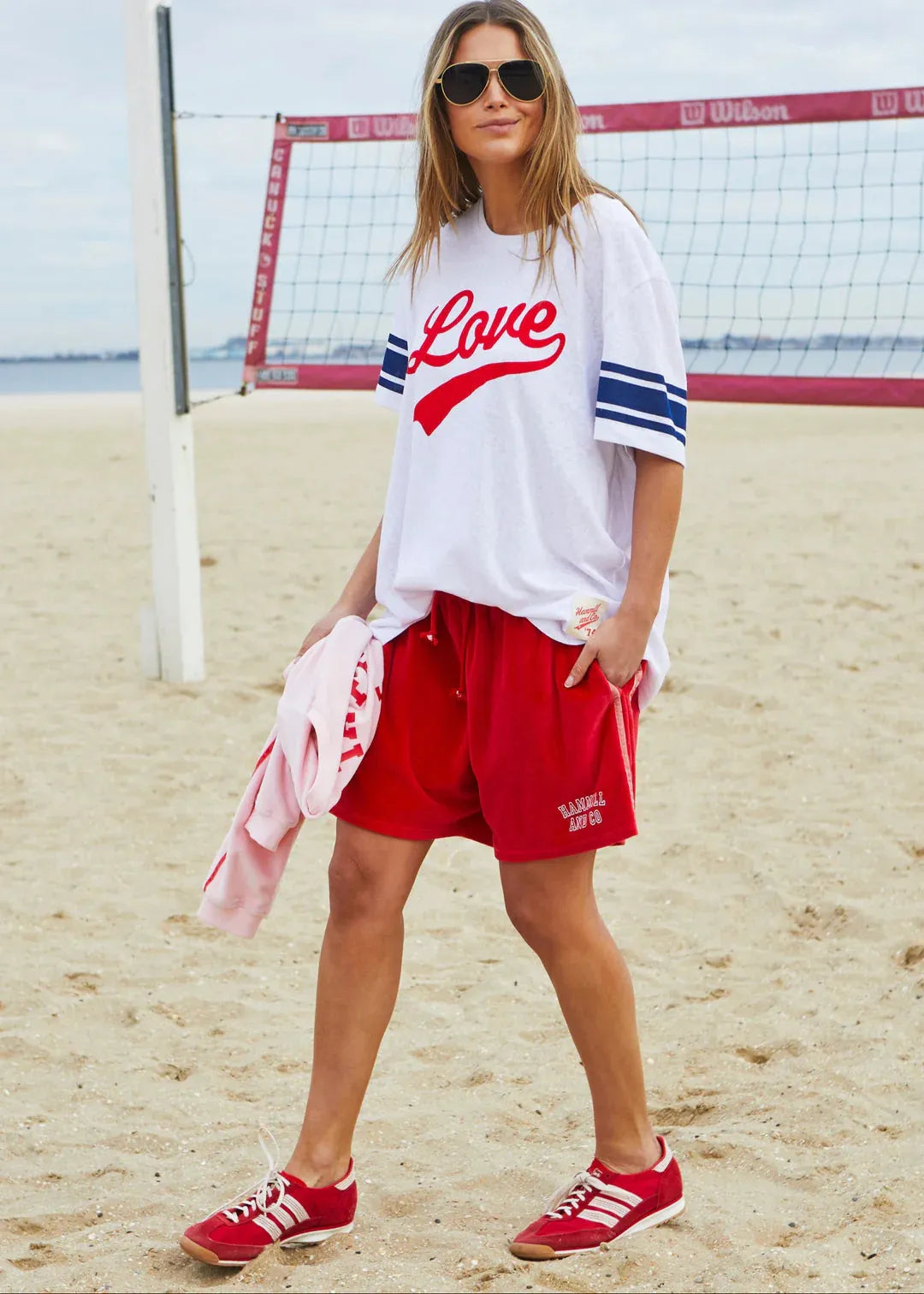 person wearing URBAN LOVE TEE - WHITE - Stay Wild Collective  