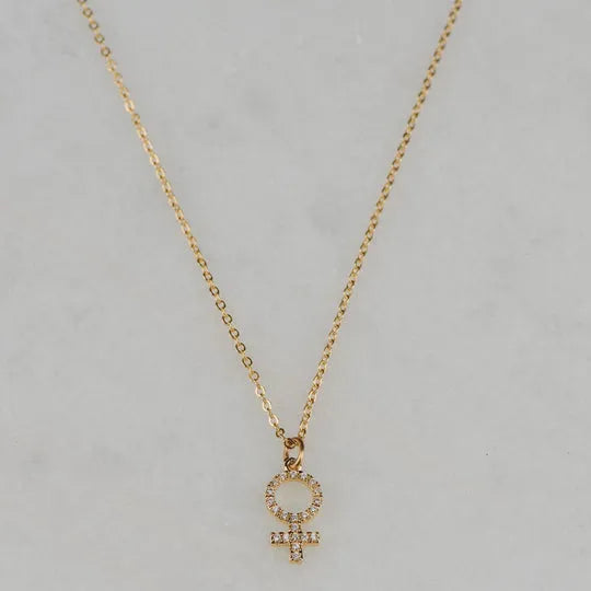 Venus Gold Charm Necklace - Stay Wild Collective  