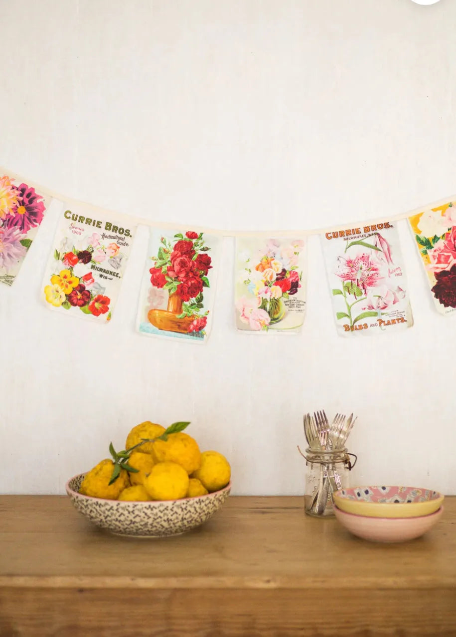 Vintage Flower garland *organic cotton - Stay Wild Collective  Garland