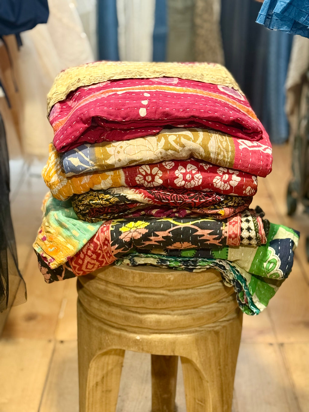  Vintage Kantha Quilts 150cm x 240cm - Stay Wild Collective  Decor