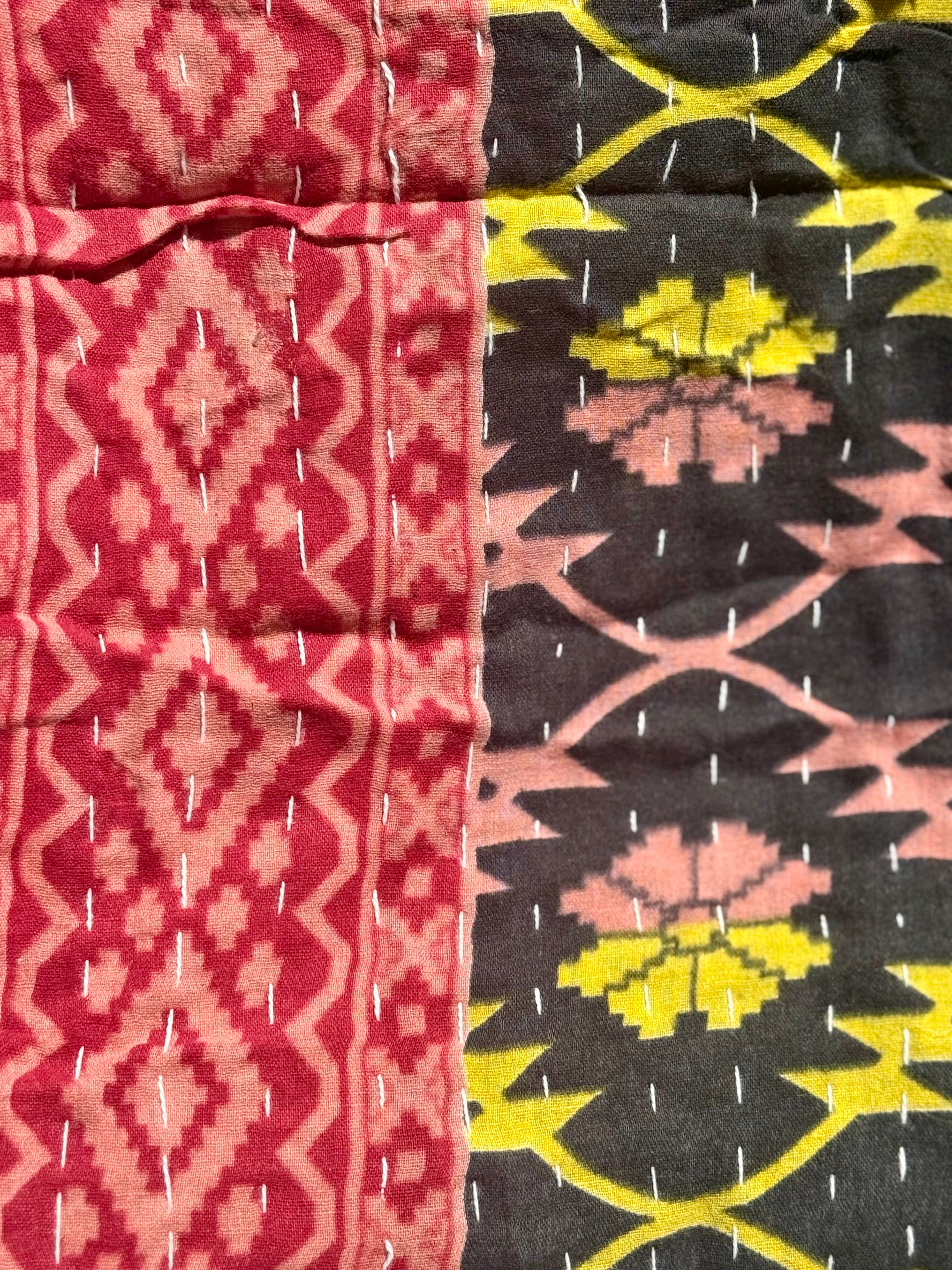  Vintage Kantha Quilts 150cm x 240cm - Stay Wild Collective  Decor