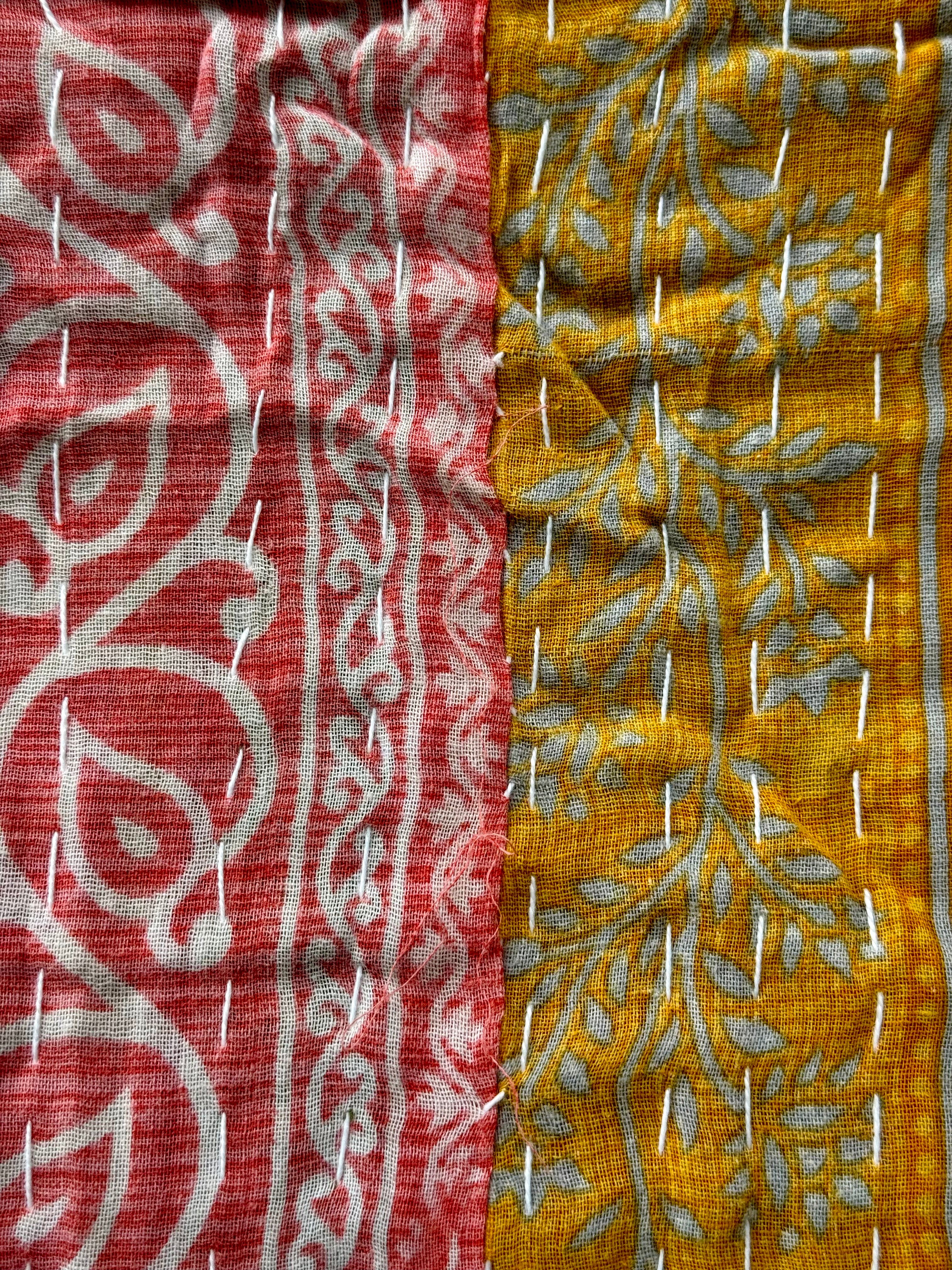  Vintage Kantha Quilts 150cm x 240cm - Stay Wild Collective  Decor