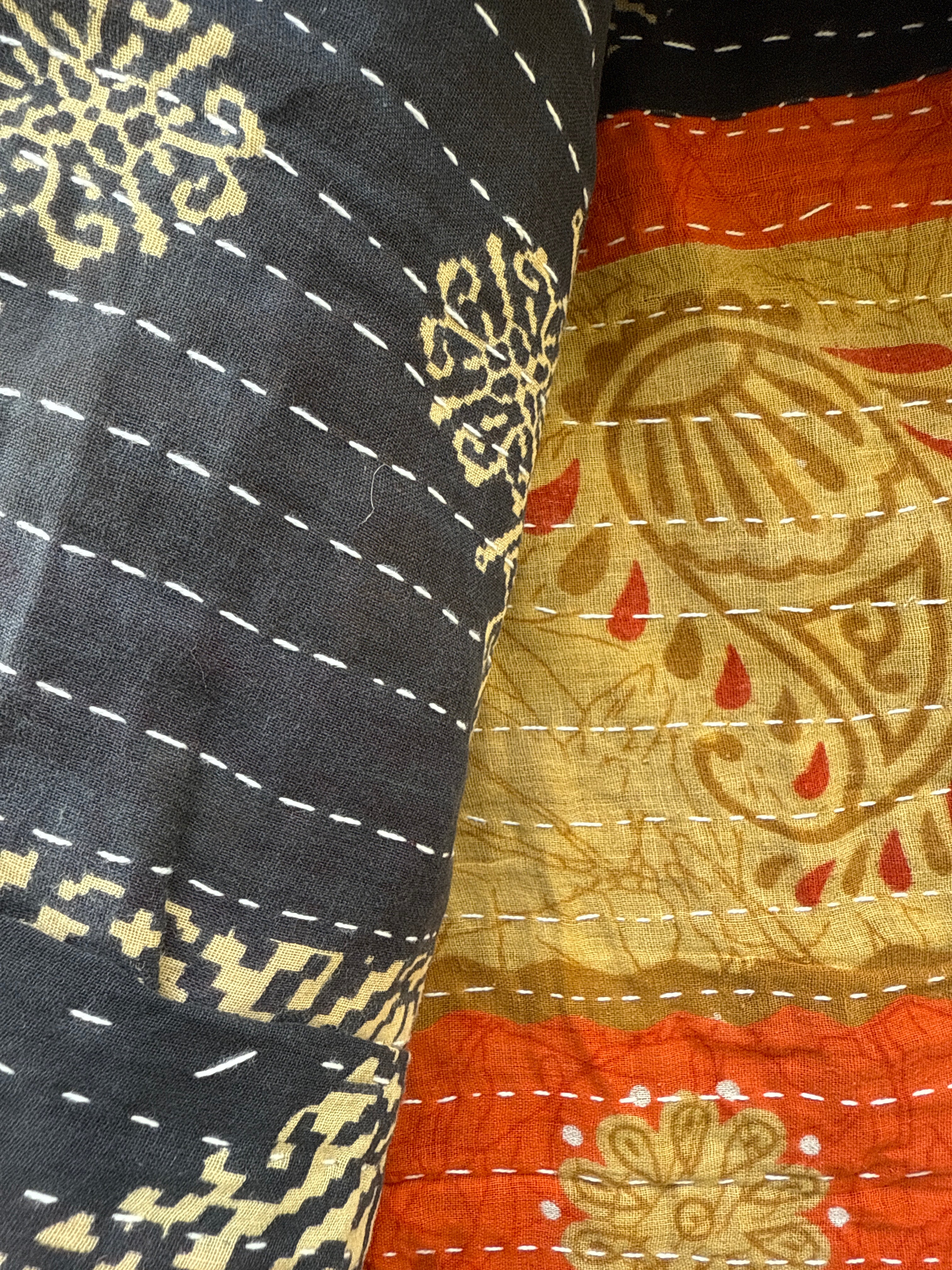  Vintage Kantha Quilts 150cm x 240cm - Stay Wild Collective  Decor