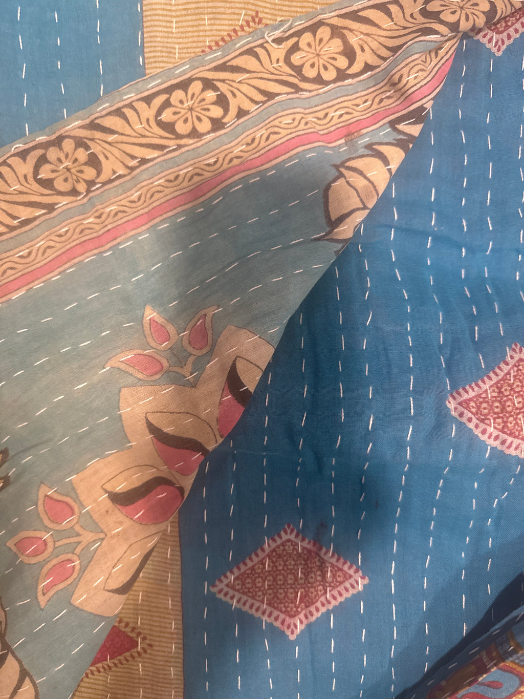  Vintage Kantha Quilts 150cm x 240cm - Stay Wild Collective  Decor