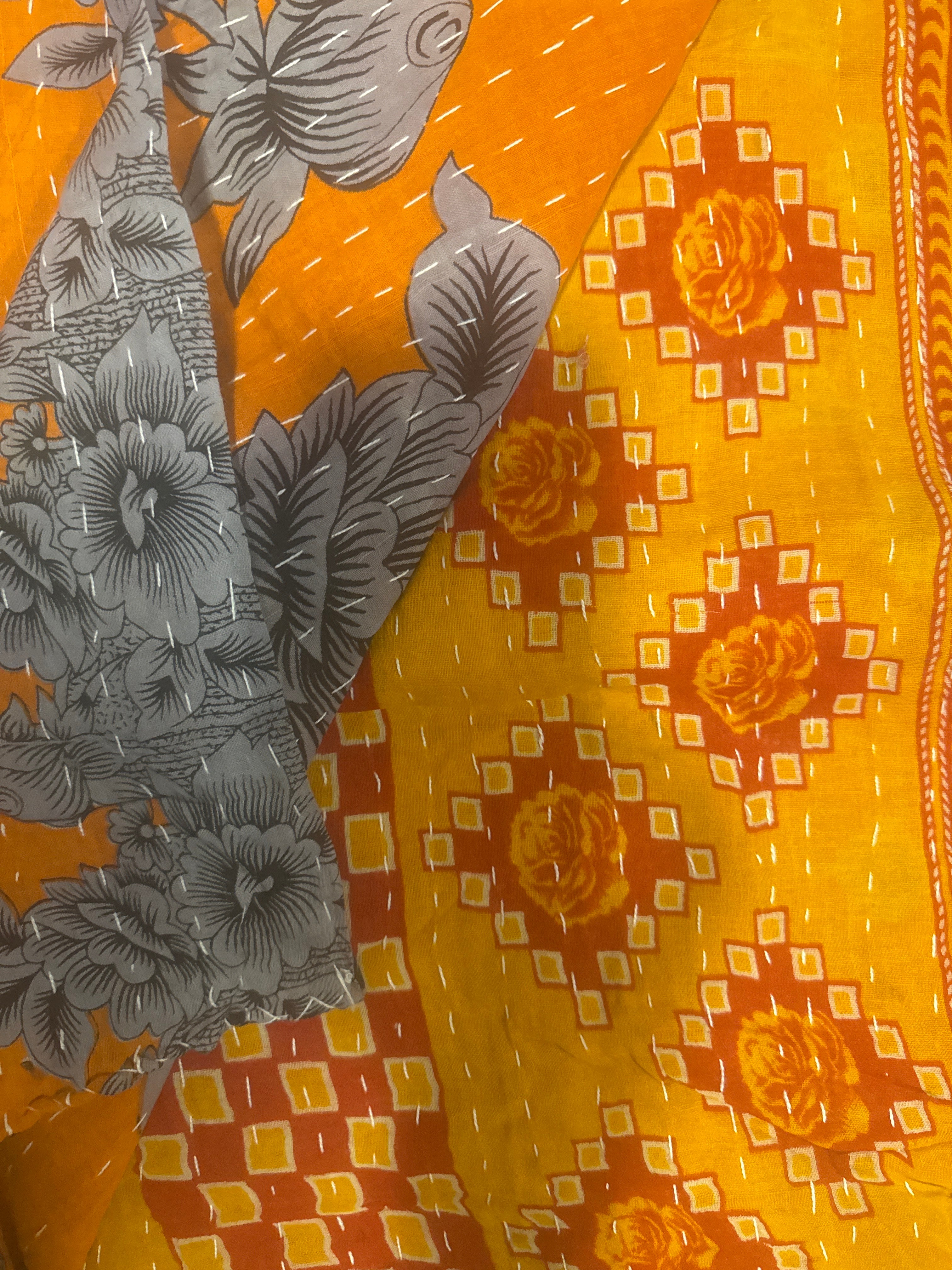  Vintage Kantha Quilts 150cm x 240cm - Stay Wild Collective  Decor