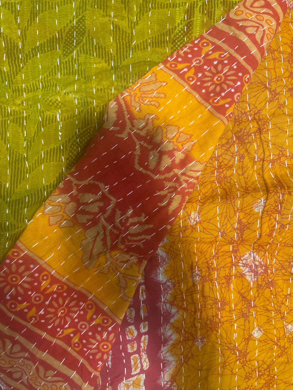  Vintage Kantha Quilts 150cm x 240cm - Stay Wild Collective  Decor